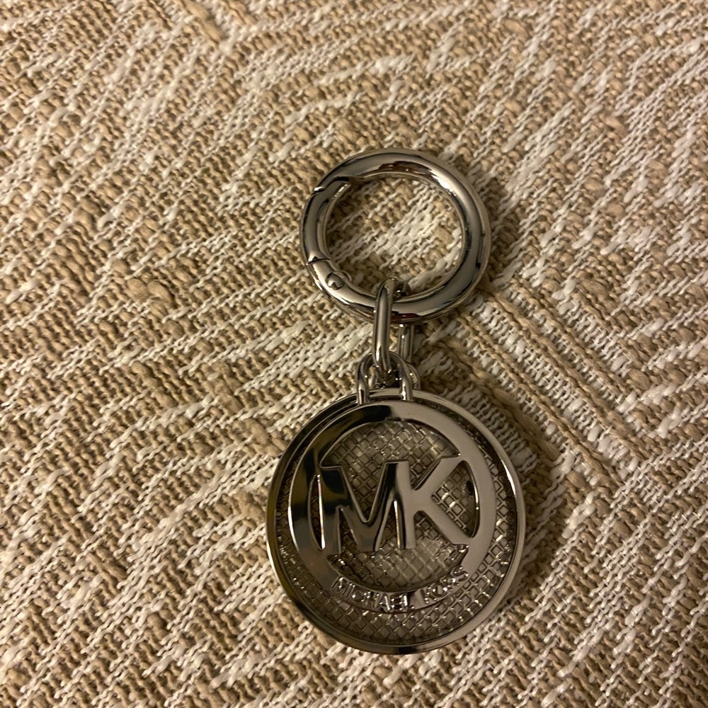 Michael Kors Silver Keychain